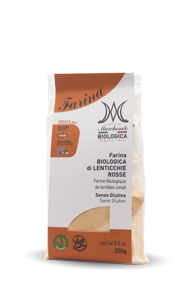 Farina BIOLOGICA di LENTICCHIE ROSSE - Le Bontà del Marchesato