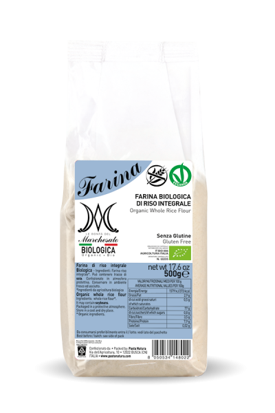 Farina BIOLOGICA di RISO INTEGRALE - Le Bontà del Marchesato